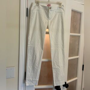 Lilly Pulitzer White Skinny Pants